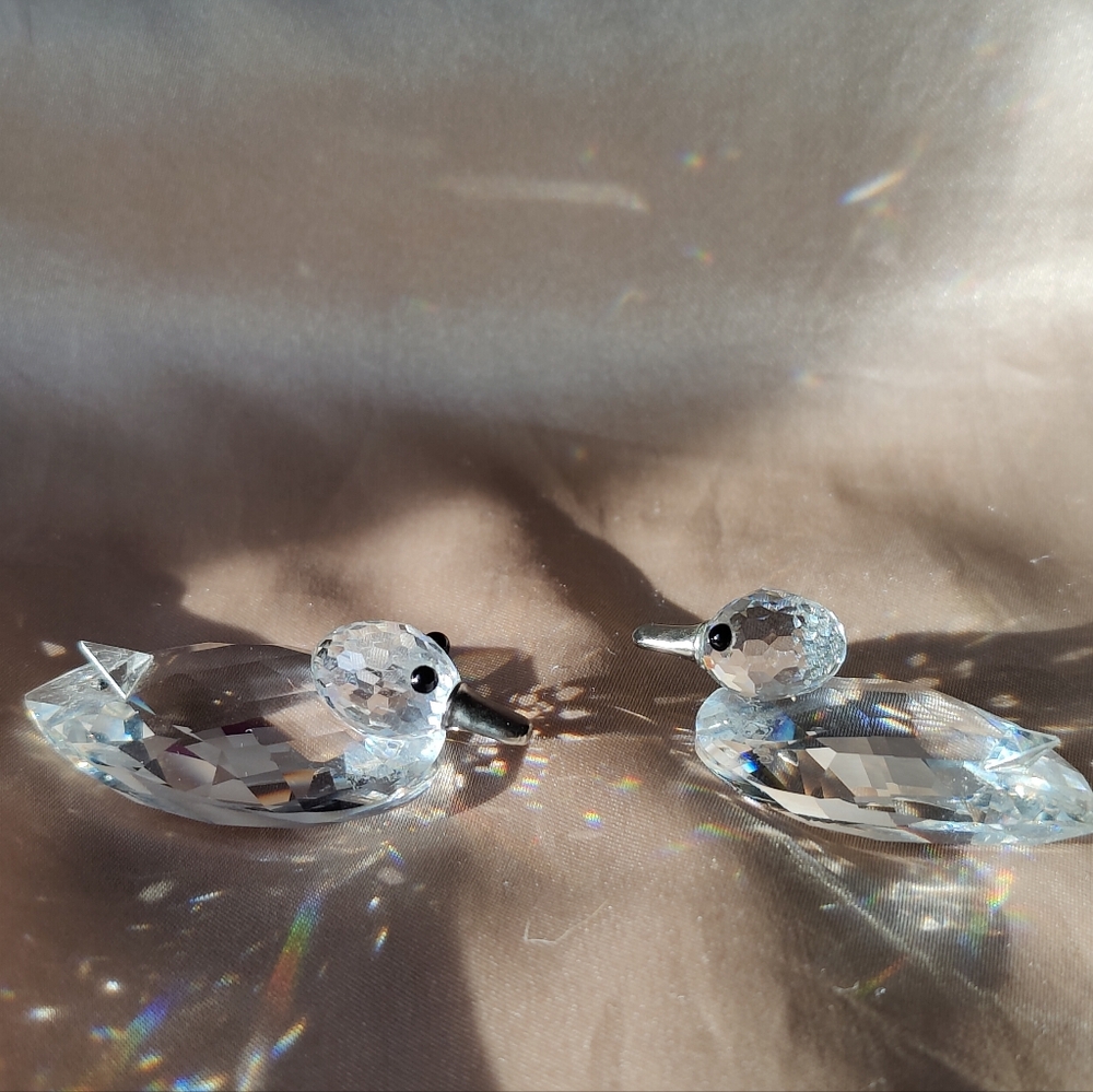 Swarovski Crystal Mallard Duck Figurines - Picture 8 of 8